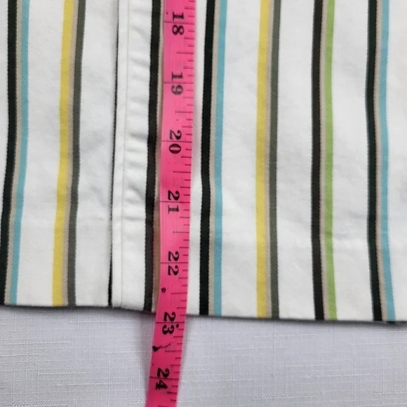 Express Design Studio Striped SKIRT Womens Size 2 Belted Pencil Multicolor - Picture 7 of 15